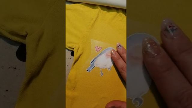 Как наклеить термонаклейку