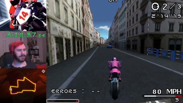 Moto Racer DS (NDS) - Slalom (Let's Play Part 9) смотреть онлайн