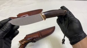 Два заказных ножа! Скинер Варяг и классический Скаут! Сталь м398 и к390