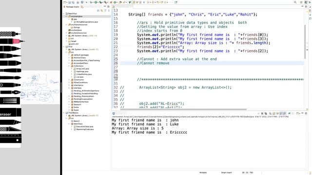 Collections : ArrayList/ Linked List/ Hashmap/ Arrays смотреть онлайн