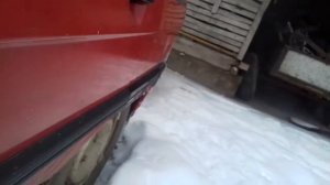 Cold old start my Renault 11 1.6GTD 40KW after 2 month -11°C