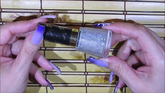 Lavender & Purple Nail Art | Natural Long Nails смотреть онлайн