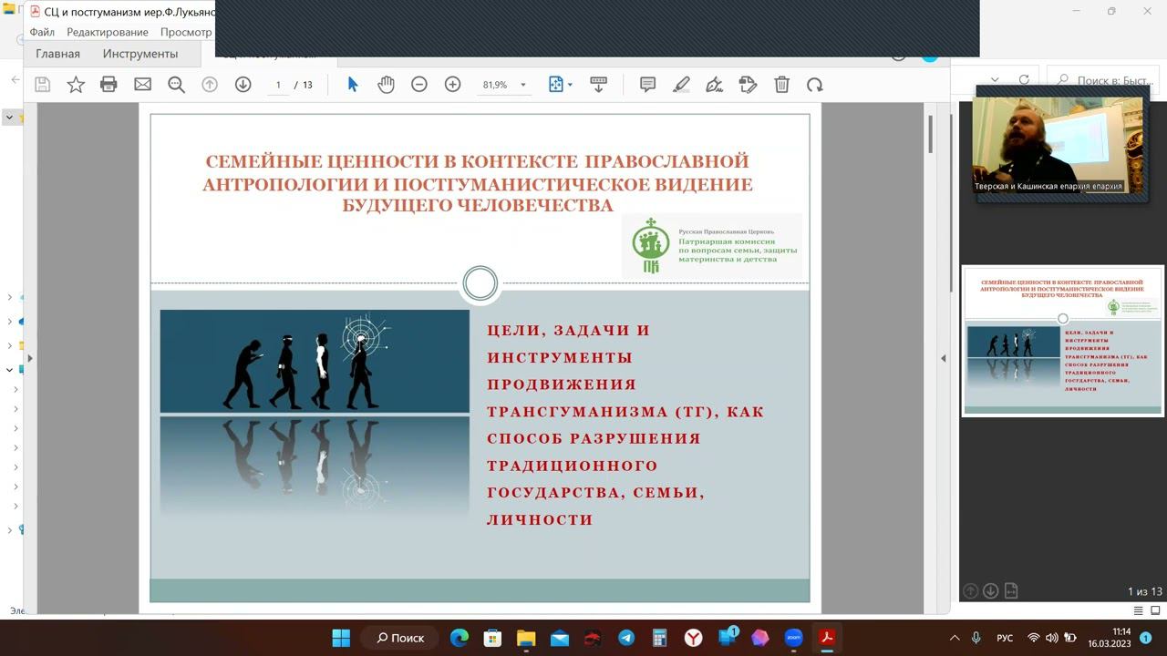 Актуальные вопросы защиты семьи, материнства и детства. Иерей Феодор Лукьянов.