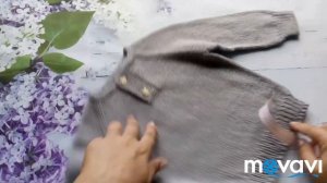 Детский джемпер с застежкой поло на возраст 1-1,5года.Экспресс Мастер класс.