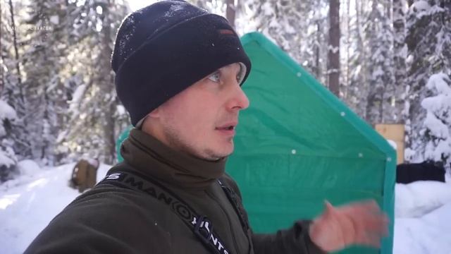 СТРОИМ ЖИЛИЩЕ В ЛЕСУ / НОЧЕВКА В БАЛАГАНЕ В -30! / ПОЙМАЛИ ХАРИУСА НА УЖИН / Жизнь в тайге