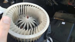 вентилятор печки поло седан