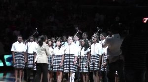 Sligo School Sings National Anthem at WIzards Game