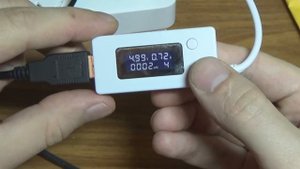 USB тестер + нагрузочное сопротивление 1-2А .