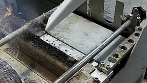 Криобластинг. чистка сухим льдом клеевой ванны