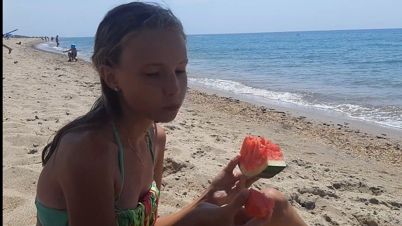Вкусный арбуз шашлык море тёплое