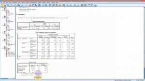 SPSS Chi Squared test of independence & clustered bar charts