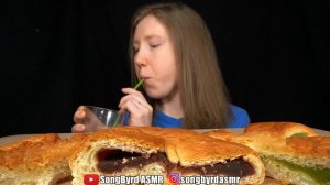 ASMR Bean Bread MUKBANG (No Talking) Eating Sounds