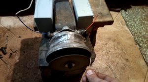 Переделка двигателя переменного тока с 220 на 36  вольт постоянно тока.