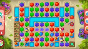 Уровень 2887, игра Gardenscapes