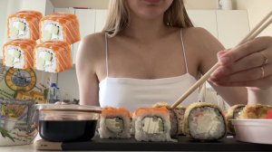 РОЛЛЫ АСМР МУКБАНГ ФИЛАДЕЛЬФИЯ