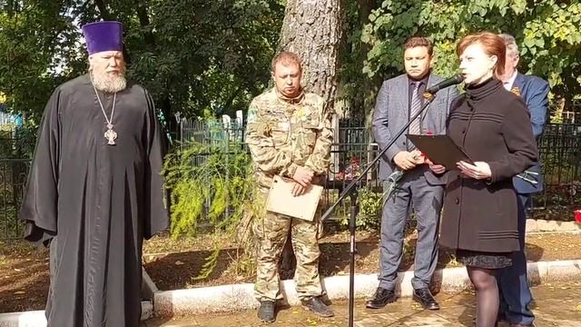 16.09.2022 г. рп Рогнедино.Перезахоронение останков воинов,погибших в годы ВОв