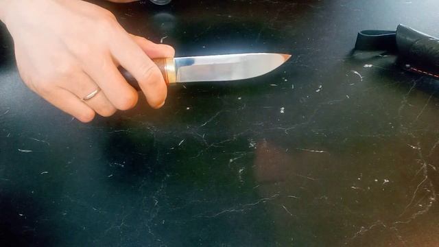 нож ручной работы из кованой стали 95Х18. Универсальный нож на все случаи жизни. 3290₽. смотреть онлайн