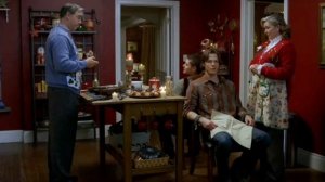 Sam Winchester sass (pagan Christmas gods feast scene from SUPERNATURAL)