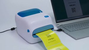 Atpos EML-400L 4 Inch (108mm) Thermal Barcode Shipping Label Sticker Printer | USB/Bluetooth