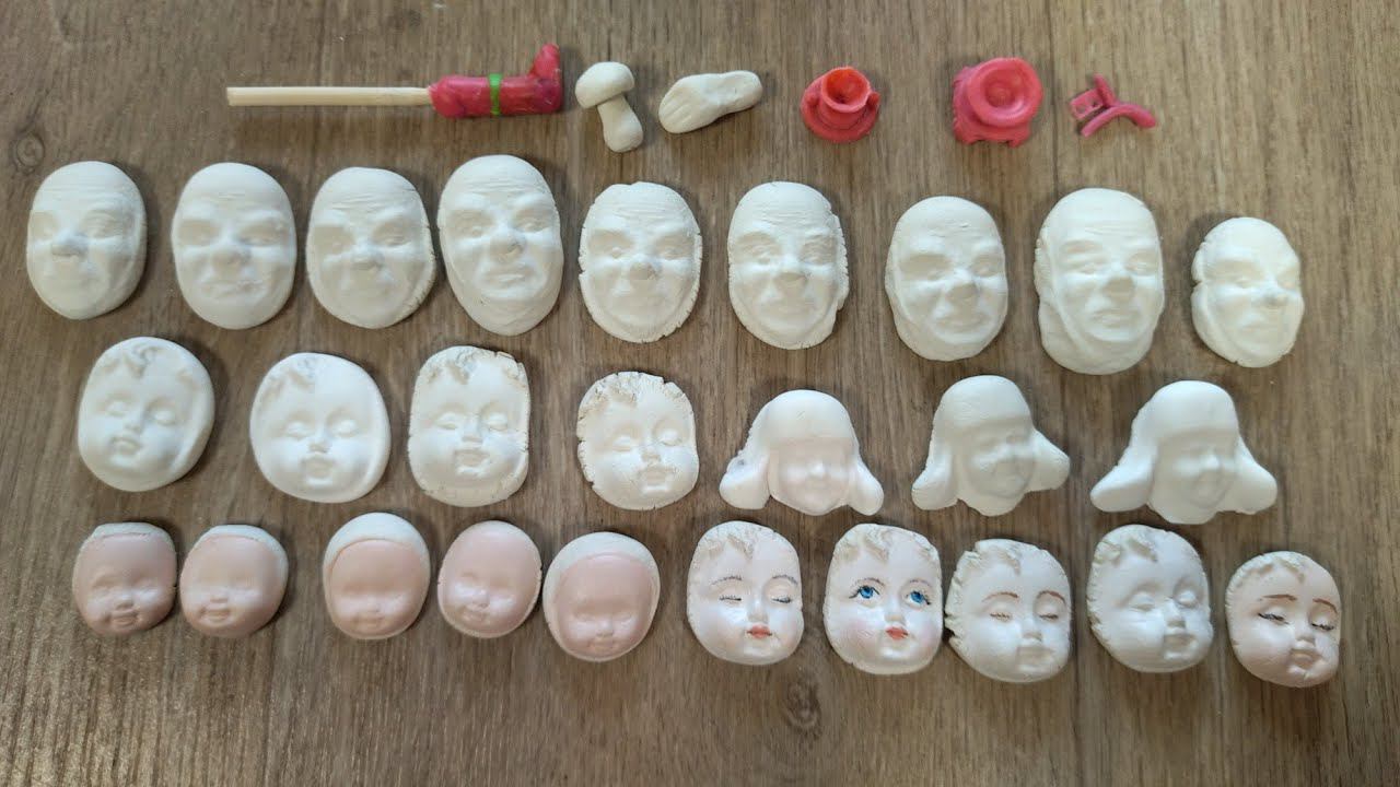 Масса для лица ватных игрушек.Купить или сделать самим? смотреть онлайн