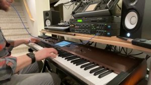 "The Snow is Falling" - Roland V-Synth + Korg Kronos + Wavestation SR