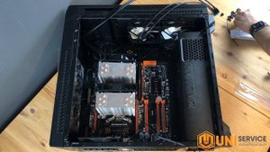 Сборка рабочей станции на материнской плате HUANANZHi (HUANAN) X99-F8 DUAL SOCKET 2011-3 часть 2