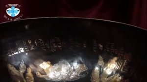 Поющие чаши чакры. Редкая ПОЮЩАЯ ЧАША Будда  Медицины 30.8 см. 257 Гц. нота До  251 Гц. нота Си