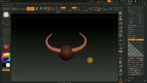 Zbrush 2019 как сделать рога способ 2