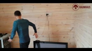 Двойной брус. Большой Обзор Дома. Дом под ключ.Проект дома. Деревянный дом.Планировка. Baumhaus