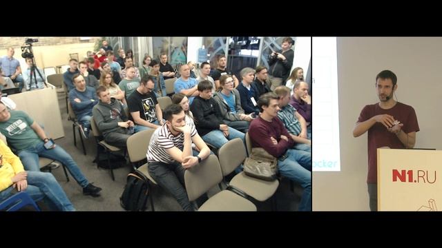 Docker Meetup #9 - "Multi-stage билды и возможности BuildKit", Роман Кудлов смотреть онлайн