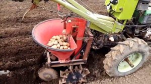 Сажаем картошку китайским мотоблоком 2023г.