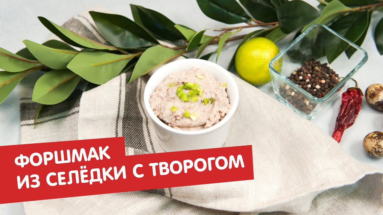 Форшмак из селёдки с творогом | Братья по сахару