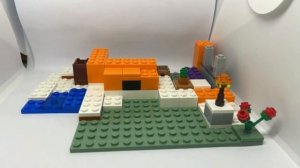 Let's build Lego Minecraft fox shanty 21178/лисья хижина 21178 сборка