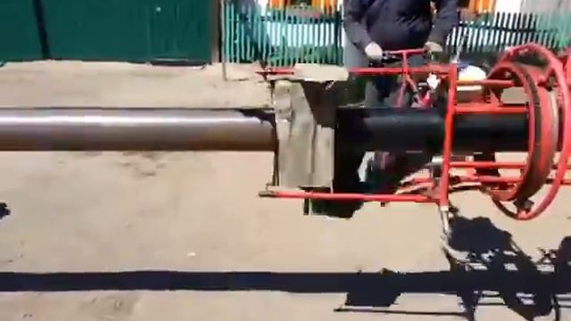 Изоляция стальной трубы с помощью МИГ 219