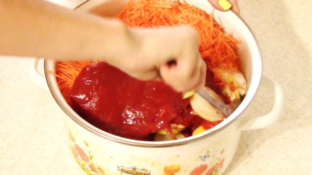 Салат из кабачков-консервированный.Очень вкусно! Заготовка на зиму! смотреть онлайн