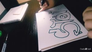 РИСУЕМ ГРАФФИТИ маркерами