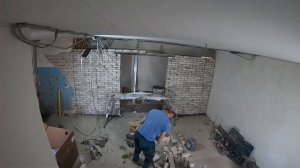 ПЕРЕГОРОДКА ИЗ КИРПИЧА #перегородка из кирпича