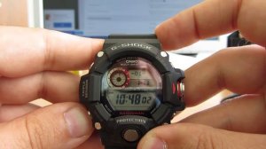 Casio GW-9400-1E видео-обзор и настройка