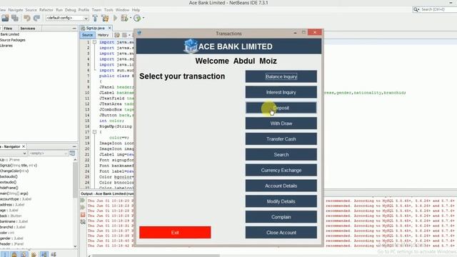 Bank Management system in java | with source code смотреть онлайн