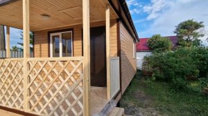 Дачный дом 4/8м с террасой от компании Лесное раздолье Омск