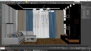 Дизайн гостиной в 3D Max + Corona Renderer: HDRI карты Environment. Урок №7