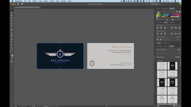 How to use a Business Card Mockup in Photoshop смотреть онлайн