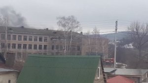 Пожар в интернате г.Октябрьский РБ