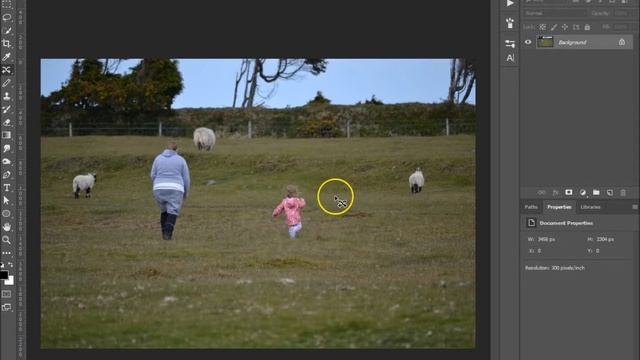 Photoshop Tutorial | Content Aware move tool смотреть онлайн