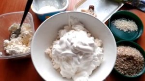 Жирный творог с клетчаткой и орехами