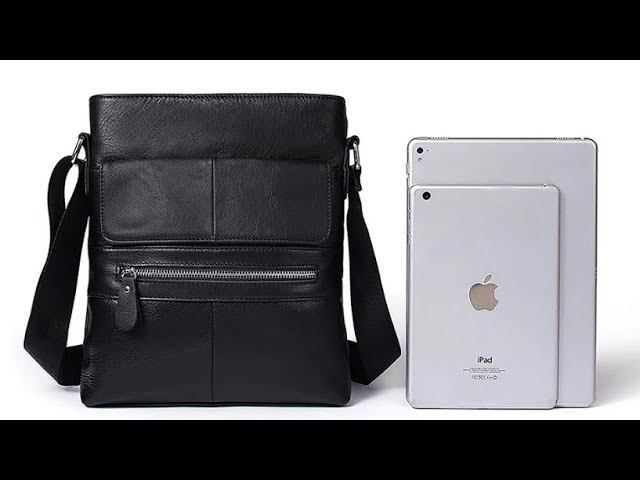 Мужская кожанная сумка MVA через плечо с Алиекспресс смотреть онлайн