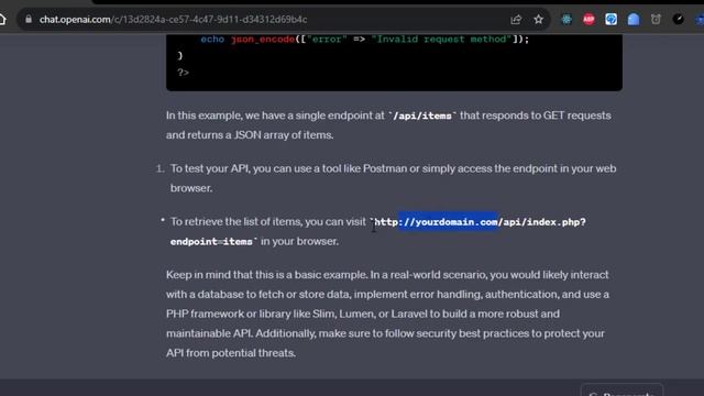 Create Simple PHP API With The Help Of Chatgpt | Learn coding using chatgpt