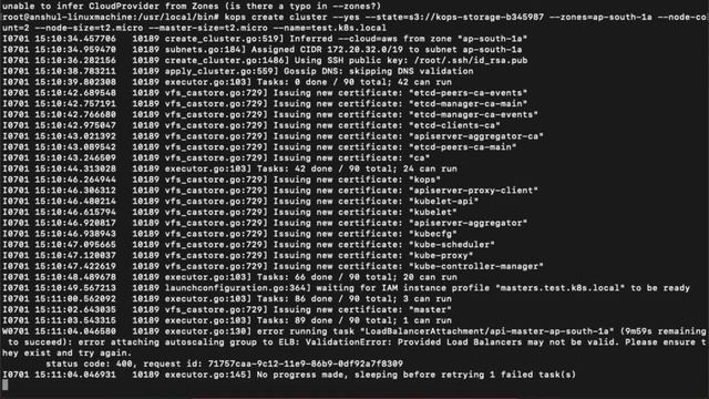 4 Kubernetes Setup on AWS Cloud