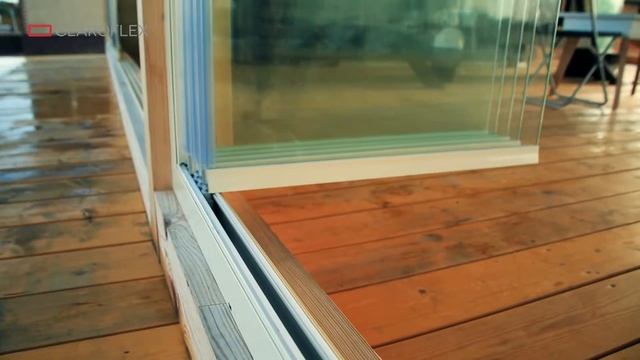 Система Claroflex® Pivot с боковым замком, без доводчика и с пристеночным профилем U смотреть онлайн