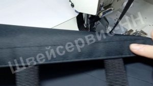 2-х игольная машина Juck JK-5942C-2 с тройным продвижением настрачивание стропы 25 мм и 30 мм